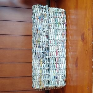 RAW BAGS Eco Friendly Recycled Newspaper Clutch Purse